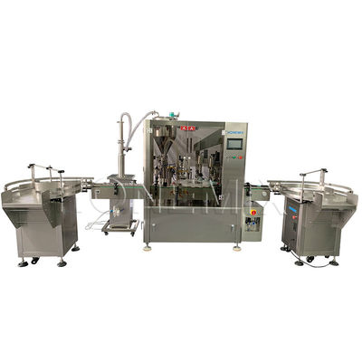 Máy điền kem mỹ phẩm Máy điền chai quay tự động
