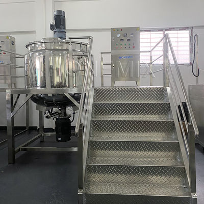 Máy trộn chất lỏng chất tẩy 1000L Máy trộn homogenizer sưởi điện