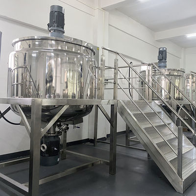 Máy trộn chất lỏng chất tẩy 1000L Máy trộn homogenizer sưởi điện