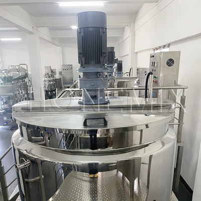 Máy trộn chất lỏng chất tẩy 1000L Máy trộn homogenizer sưởi điện