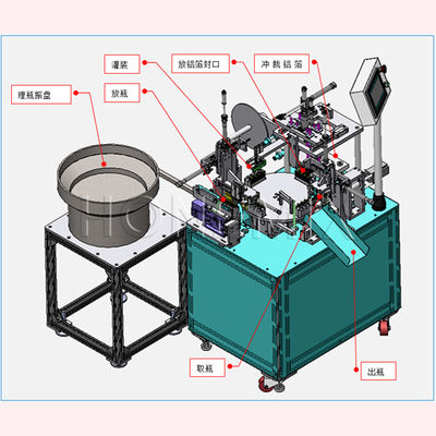 Máy chứa và niêm phong túi nhựa dùng một lần trong ngành dược phẩm