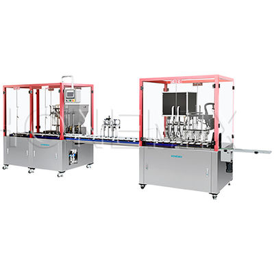 Máy nạp kem bốn vòi tùy chỉnh Đường nạp chu kỳ chất lỏng