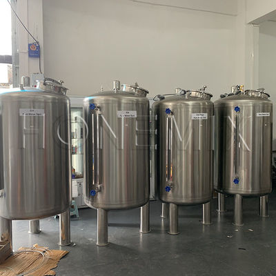 Hai giai đoạn RO Nhà máy xử lý nước Ống lọc tẩy rửa đảo chiều 380V