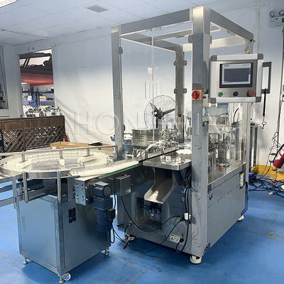 Máy điền chất lỏng hai đầu Máy điền chai OEM tốc độ cao