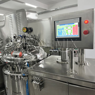 Thiết bị ẩm ướt bằng chân không tự động ẩm ướt emulsifier nâng kép