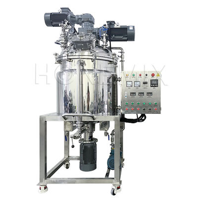 Máy pha trộn Cream Vacuum Emulsifier Máy pha trộn hai chiều Động cơ ngang
