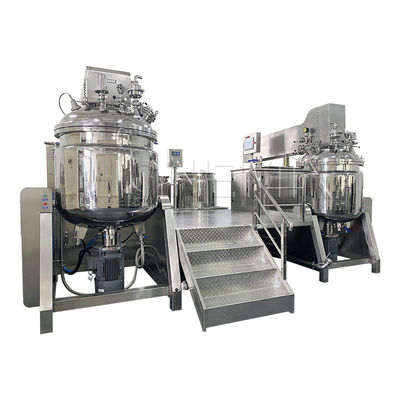 Máy pha trộn emulsifier homogenizing chân không PLC Custom Combine