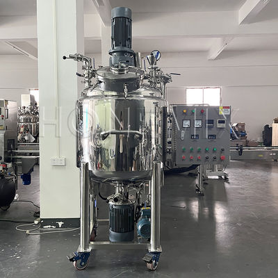300L High Shear Vacuum Emulsifying Mixer Di động cho thuốc mỡ nước ấm