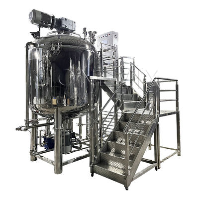 Máy trộn kem mỹ phẩm chân không Máy homogenizer Trộn nhũ