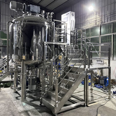 Máy trộn kem mỹ phẩm chân không Máy homogenizer Trộn nhũ