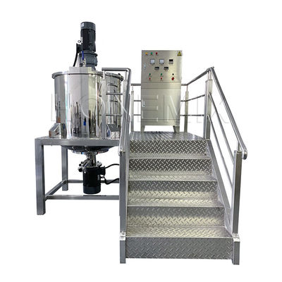 Máy trộn chất lỏng chất tẩy rửa 100L-5000L Máy trộn homogenizer lớp đơn
