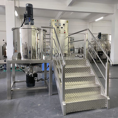 Máy trộn chất lỏng chất tẩy rửa 100L-5000L Máy trộn homogenizer lớp đơn