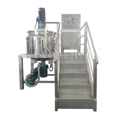 Máy làm xà phòng lỏng nhỏ Máy trộn dầu gội 300L với máy khuấy