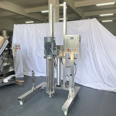 Máy pha trộn chất lỏng chất tẩy gel ẩm ướt cao emulsifying nâng homogenizer