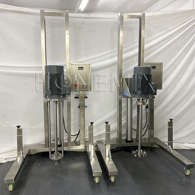Máy trộn chất lỏng chất tẩy rửa di động Máy trộn phân tán tốc độ cao công nghiệp