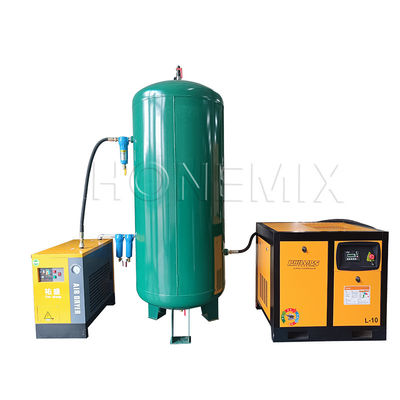 Thiết bị phụ trợ mạnh mẽ 7.5KW / 10HP máy nén không khí vít