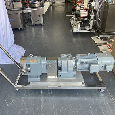 316 thép không gỉ Rotary Lobe bơm 2.2KW / 4KW / 5.5KW sức mạnh