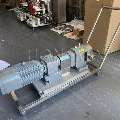 316 thép không gỉ Rotary Lobe bơm 2.2KW / 4KW / 5.5KW sức mạnh