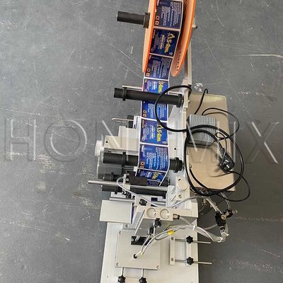 Máy dán nhãn dán bán tự động 100W Ứng dụng nhãn chai phẳng