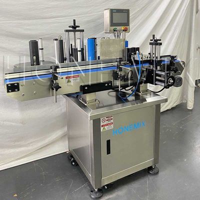 Máy dán nhãn dán thẳng đứng tự động tùy chỉnh cho chai tròn