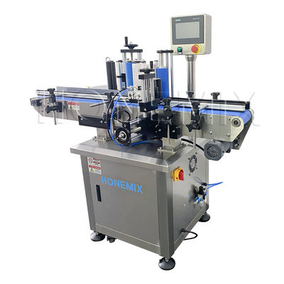 Máy dán nhãn dán thẳng đứng tự động tùy chỉnh cho chai tròn