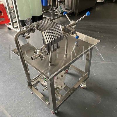 Máy làm nước hoa thép không gỉ tấm chính xác và khung lọc