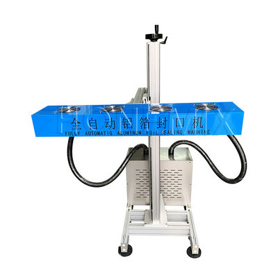 Máy đóng gói tự động mạnh mẽ 5000W Máy niêm phong nắp chai nhựa