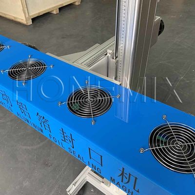 Máy đóng gói tự động mạnh mẽ 5000W Máy niêm phong nắp chai nhựa