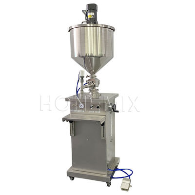 Thực phẩm Jam Hopper Máy điền Đường thẳng đứng trộn chèo điều khiển khí nén