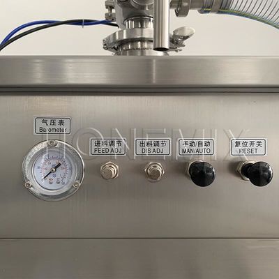 Máy nạp piston dọc Máy điều khiển khí nén Creme Filler Machine Safety
