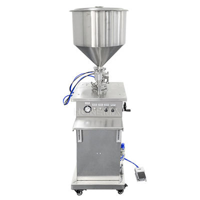 Máy nạp piston dọc Máy điều khiển khí nén Creme Filler Machine Safety