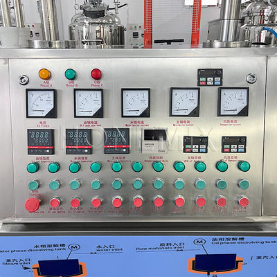 Máy làm thuốc mỡ 50L Vacuum Emulsifier Homogenizer Mixer