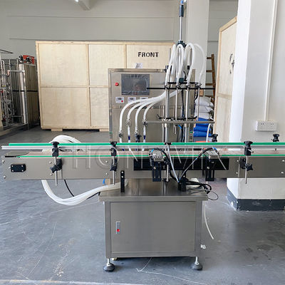 Máy làm đầy nước trái cây rượu vang đỏ và nắp nắp Máy làm đầy chất lỏng tự động 220V