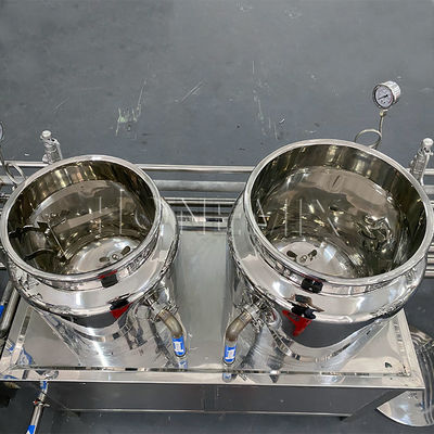 Máy làm kem mỹ phẩm bằng chân không tự động Homogenizer Mixer chân không