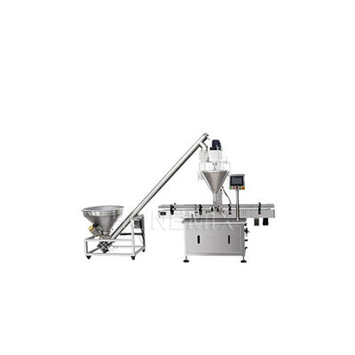 Máy đổ bột tự động xoay 2KW 50L Hopper với máy vận chuyển di chuyển