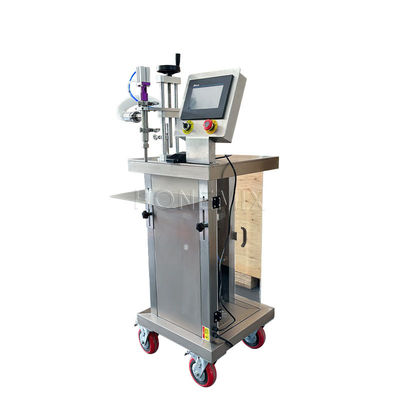 Máy nhét chai nước hoa bán tự động để lấp chai xà phòng lỏng