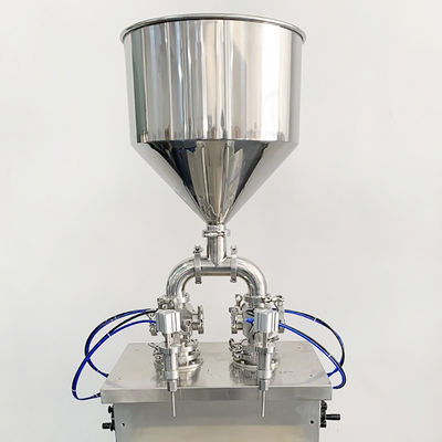 Máy nạp piston dọc Máy nạp kem điều khiển khí nén 2 đầu