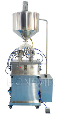 2 đầu Thiết bị lấp đầy môi mỹ phẩm