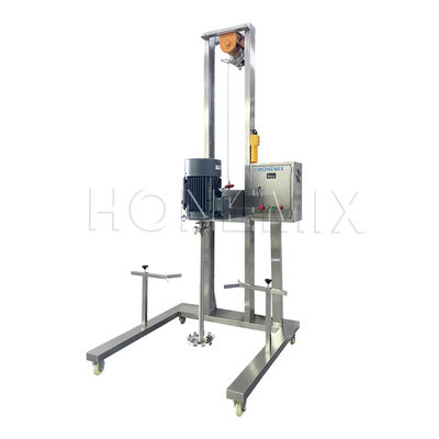 Máy trộn chất lỏng chất tẩy rửa di động Máy trộn phân tán tốc độ cao công nghiệp