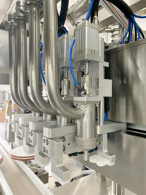 Máy nạp kem theo dõi Máy nắp piston servo