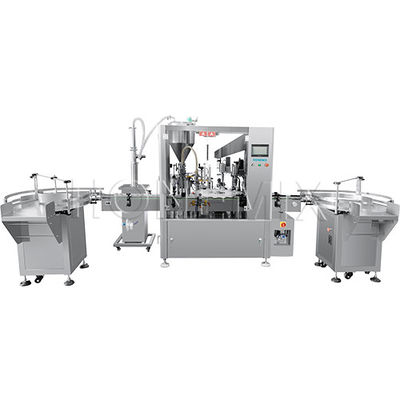 Máy điền kem mỹ phẩm tự động Máy điền chai xoay